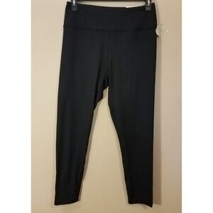 Maurices Luxe Legging L Large Short Ultra High Rise Black Stretch Pants NEW